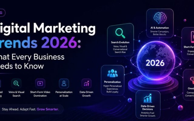 Digital Marketing Trends 2026: What Every Business Needs to Know
