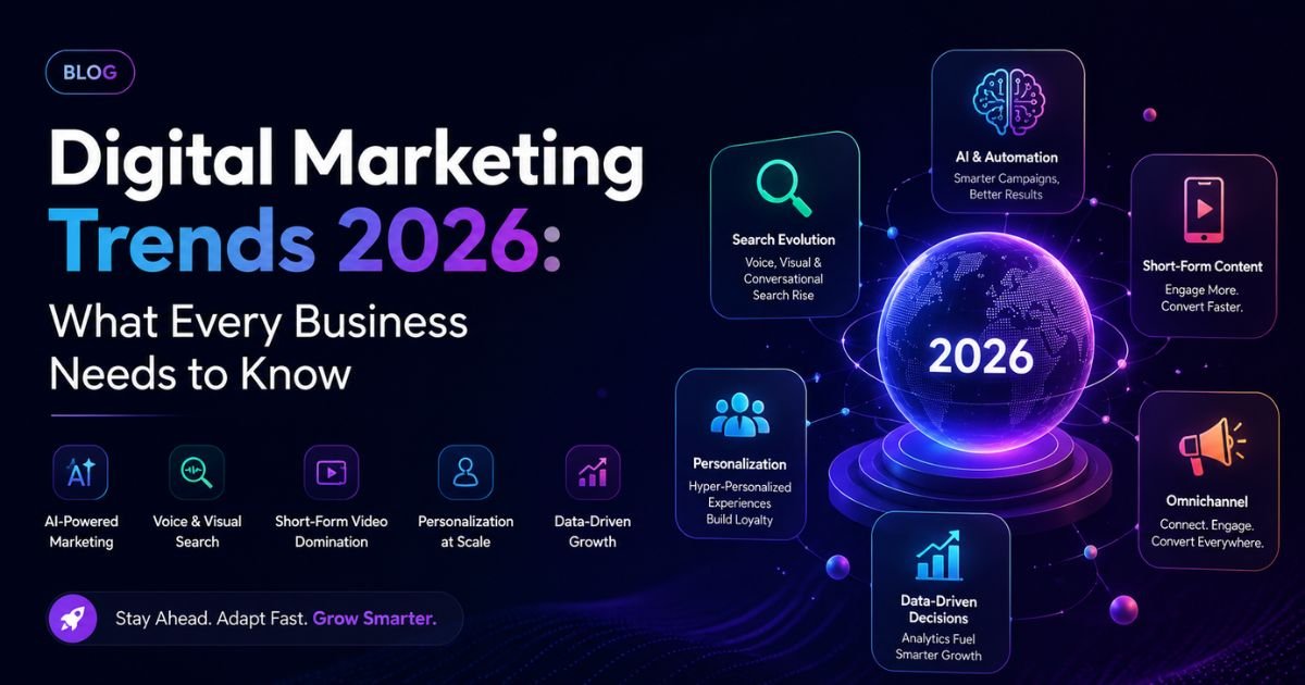 Digital Marketing Trends 2026: What Every Business Needs to Know