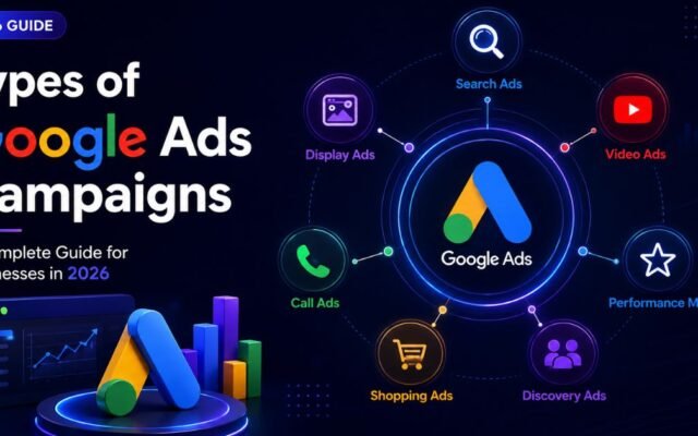 Types of Google Ads Campaigns: A Complete Guide for Businesses in 2026